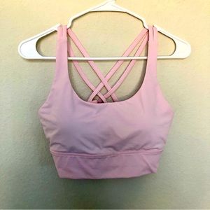 Lululemon Pink Energy Longline Bra(SportsBra)